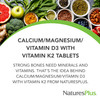 NaturesPlus Calcium/Magnesium/Vitamin D3 with Vitamin K2