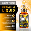 Liquid Biotin & Collagen Hair Growth Drops 60,000mcg