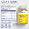 SOLARAY Mega Vitamin B-Stress, Timed-Release Vitamin B Complex with 1000 mg