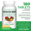 Maxi Health Vitamin D3 3000 IU 75 mcg Vitamin D Supplement for Healthy Bones