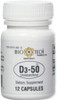 Bio-Tech Pharmacal D3-50 50,000 IU, 12 Capsules