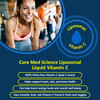 Core Med Science Liposomal Vitamin C 1000mg Liquid - Original Formula, 5 Fl Oz