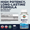 KAL Vitamin B12 Methylcobalamin 5000mcg, Healthy Energy, Metabolism, Nerve & Red