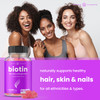 NutraChamps (2 Pack) Biotin Gummies 10,000mcg [High Potency] for Healthy Hair