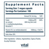 Vital Nutrients Vitamin B12 & Methyl Folate