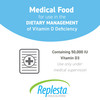 Replesta 50,000 IU Vitamin D3 Cholecalciferol, for Vitamin D Deficiency