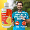 Super B Complex Liquid Vitamin Supplement - 500mg B12 and 50mg B6 - 32oz.