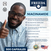 Freeda Niacinamide - Vitamin B3 Niacinamide 250 mg