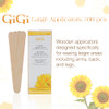 GiGi Wax Sticks for Hair Removal  Large Wax Applicator Sticks, Wooden Waxing Stick for Arms, Legs & Body Waxing, 1 Pack