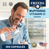 FREEDA Vitamin C - Buffered Vitamin C 500mg - Kosher