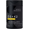Sports Research Vitamin D3 + K2 w/ Coconut Oil