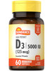 Sundance Vitamin D3 5,000 IU - 60 Quick Release Softgels