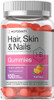 Horbäach Hair Skin and Nails Gummies - 100 Count