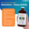 LIQUIDHEALTH Attention, Liquid Multivitamin for Kids & Teens