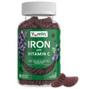 Iron Gummies Supplement with Vitamin C - 10 mg Iron Supplement