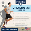 FREEDA Vitamin D3-2000 IU