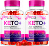 LIVORKA (2 Pack Ripped Results Keto Plus Gummies, Rippedd Results Keto ACV