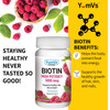 YUM-V's Biotin Gummies - High Potency Biotin Vitamins 5,000 mcg