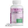 Bronson Ultra Biotin 10,000 Mcg Hair Skin and Nails Supplement, Non-GMO, 120