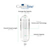 Capsuline Size 00 - Clear Empty Gelatin Capsules - 5000 Count