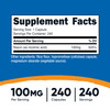 Nutricost Niacin (Vitamin B3) 100mg, 240 Capsules