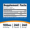 Nutricost P5P Vitamin B6 Supplement 100mg, 240 Capsules (Pyridoxal-5-Phosphate)