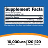 Nutricost Biotin (Vitamin B7) 10,000mcg (10mg), 120 Capsules