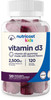 Nutricost Kids Vitamin D3 Gummies 2,500 IU (62.5mcg), 120 Gummies