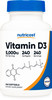 Nutricost Vitamin D3 5,000 IU (125mcg), 240 Softgels