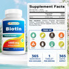Best Naturals Biotin (Also Called Vitamin B7), 10,000 mcg Tablets (365 Count