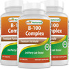 Best Naturals B 100 Complex 120 Tablets (B Complex Vitamins) (120 Count (Pack