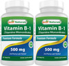 Best Naturals Vitamin B1 as Thiamine Mononitrate 500 mg Tablets (120 Count (Pack