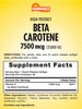 Sundance Beta Carotene 7500mcg - 60 Softgels - Provitamin