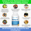 Kidney-D Kidney Supplement. Vitamin D Optimized for Kidney Support. Vitamin D3