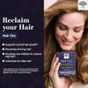 NEW NORDIC Hair GRO, Hair Growth Supplement, Biotin & Palm Fruit Extract