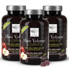 NEW NORDIC Hair Volume Gummies, 2500 mcg Biotin, Daily Hair Vitamins Supplement