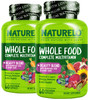 NATURELO Whole Food Multivitamin with Extra Hair, Skin & Nails Support