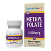 Superior Source Methyl Folate 2,500 mcg - Folate Supplement for Women & Men