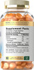 Carlyle Biotin 10000mcg Gummies - 100 Count - Peach Flavor Supplement