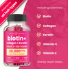 NutraChamps Hair Skin & Nails Gummies - Biotin with Collagen & Keratin