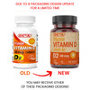 DEVA Vegan Vitamin D2 60 mcg 2400 IU, Ergocalciferol Supplement with No Animal