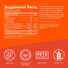 Bulletproof Sugar-Free Orange Strawberry Vitamins A+D+K Gummies, 60 Count, Keto