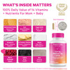 Pink Stork Total Prenatal Vitamins with DHA, Folate, and Iron, 3 Month Supply