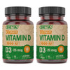 DEVA Vegan Vitamin D3 Supplement - Once-Per-Day Tablet with 1000 IU