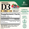 Vitamin D3 5000 IU (125 mcg) Nature's Extra Strength Vitamin D Supplement