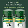 Vitamin B12 by Nature's Bounty, Quick Dissolve Vitamin Supplement, Supports