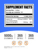 BulkSupplements.com Vitamin D3 + K2 5000 IU Softgels
