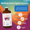 LIQUIDHEALTH Mega Energy Methylated B-Complex, Adult Liquid Vitamin Supplement