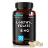 L-Methylfolate 15mg - L Methyl Folate Supplement, 5-MTHF