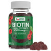 YumVs Biotin Gummies 5000mcg - Luscious Raspberry Flavor